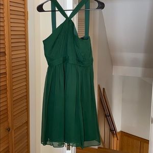 J Crew silk chiffon dress